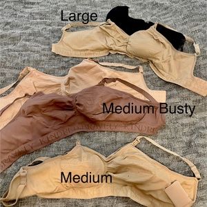 Nursing/pumping bras